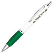 Branded Recycled Contour Extra Ballpen in Green from Total Merchandise