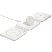 Custom Printed Portanova 3-in-1 Fast Wireless Charging Mat in White from Total Merchandise