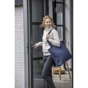 Lifestyle image of the Aware™ Weekender Recycled Tote Bag from Total Merchandise
