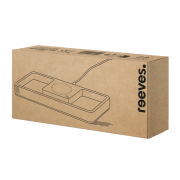 Packaging for the Bamboo Desktop Organiser with Wireless Charger from Total Merchandise