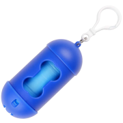 Custom branded Recycled Pooch Waste Bag Dispenser in Blue from Total Merchandise