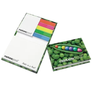 Branded post it note sets with corporate designs