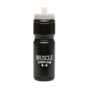 Promotional UK Made 750ml Sports Bottle in Black printed with your logo from Total Merchandise