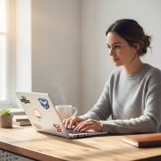 Removable & Reusable Laptop Stickers