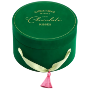 Custom printed Luxury Chocolate Hat Box Hamper with a design from Total Merchandise