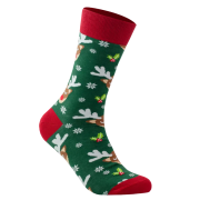 Promotional Christmas Crew Socks branded with your logo from Total Merchandise