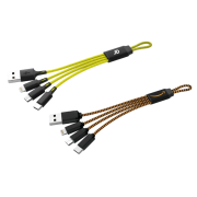 Pantone matched images of the Chic 3-in-1 Charging Cable
