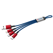 Pantone matched images of the Chic 3-in-1 Charging Cable