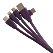 An image of the adaptors included with the Tucker Dual Adapter Multi Chargers from Total Merchandise