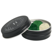 Promotional Mixed Herb Rainball Seed Tins in Black engraved with your logo from Total Merchandise