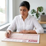 Lifestyle image of the A2 Desk Pads by Total Merchandise
