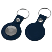 Custom Branded Eco rPET Air Tag Keyring in Navy branded with your logo from Total Merchandise