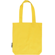 Logo branded Neutral Fairtrade Organic Twill Bag with a design from Total Merchandise