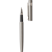 Logo printed Recycled Stainless Steel Pen Sets in Silver with a design from Total Merchandise