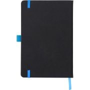 Custom Printed Soft Feel A5 Notebook in Light Blue customised with your logo from Total Merchandise