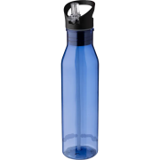 Custom Printed 730ml Rpet Water Bottle with Drinking Spout in Cobalt Blue from Total Merchandise