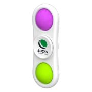 Logo printed Pop It Fidget Double Spinner by Total Merchandise