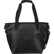 Customisable Large Cooler Tote Bags in Black printed with your company logo from Total Merchandise