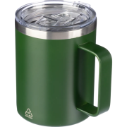 Promotional 300ml Stainless Steel Double Walled Travel Mug in Green from Total Merchandise