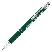 Customised GRS Recycled Electra Classic Soft Feel Ballpen in Dark Green from Total Merchandise