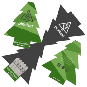 Designed by Total Merchandise with full colour Branded Tree Shaped Seedsticks