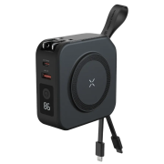 Promotional Urban Vitamin Saratoga 5-in-1 20W Universal Charger in Black from Total Merchandise