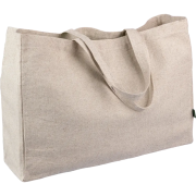 Custom Branded Hemp Tote Bag in Khaki printed with your company logo from Total Merchandise
