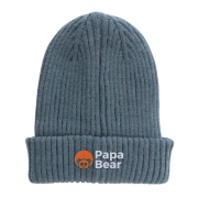 Promotional Impact AWARE™ Polylana® Double Knitted Beanie in Sage Blue from Total Merchandise