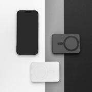 Personalisable RCS Recycled Plastic 5000mAh Magnetic Powerbanks from Total Merchandise