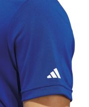 Close up of the Sleeve and ther Adidas logo on the Adidas Performance Polo from Total Merchandise