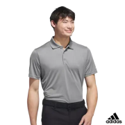 Branded Adidas Performance Polo in Grey with a design from Total Merchandise