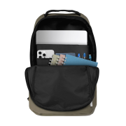 Logo Branded Waterproof Recycled Backpacks in Green printed with your logo from Total Merchandise