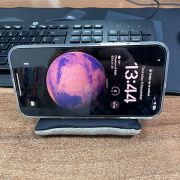 Microfiber Bean Bag Wedge Phone Stand & Cleaner
