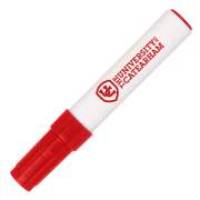 Custom Branded Whiteboard Markers in Red printed with your logo from Total Merchandise