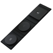 Promotional Nomad Wireless 3 in 1 Chargers in Black branded with your logo from Total Merchandise