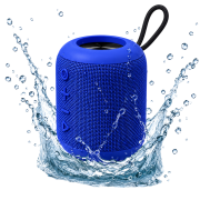 D-Base Waterproof Wireless Speaker in Blue branded with your logo from Total Merchandise