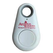 Logo Printed Bluetooth Key Finder in White with your company logo from Total Merchandise