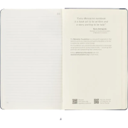 Personalisable Large Ruled Moleskine Smart Notebook in Blue from Total Merchandise
