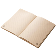 Inside of the A5 Sugarcane Notebook with a design from Total Merchandise