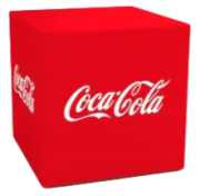 Promotional printed Cube Seat with a design from Total Merchadnise
