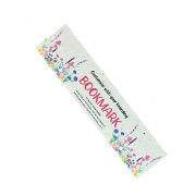 Promotional printed Plantable Seed Bookmark in White with a design from Total Merchandise