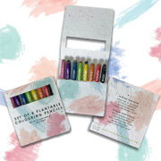 Promotional Pack of 8 Plantable Seed Colouring Pencils from Total Merchandise