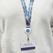 rPET Lanyard with Ski Pass Reel & Printed Card