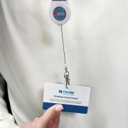 rPET Lanyard with Ski Pass Reel & Printed Card