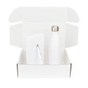 Logo Branded Mini Merch Gift Set in White with a design from Total Merchandise