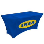 Promotional Super Fitted Tablecloth branded with your logo from Total Merchandise
