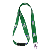 UK Express Printed Lanyard 20mm in White