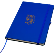 Branded Spectrum Plus A5 Hard Cover Notebook in Royal Blue with a design from Total Merchandise