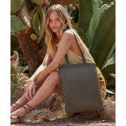 Lifestyle image of the Coloured Organic Cotton Canvas Bags from Total Merchandise