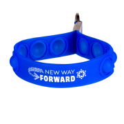 Pop It Wrist Strap Keychain
